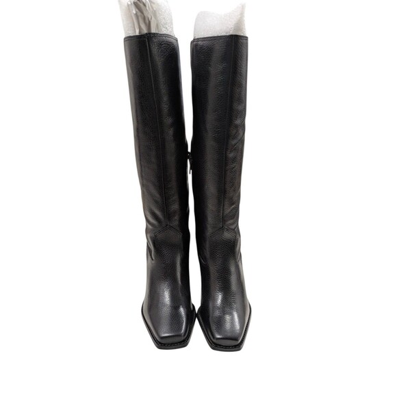 Vince Camuto Women's Sangeti Stacked Heel Knee High Boot, Black Leather 7.5 - Picture 5 of 10